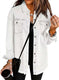 Washed Denim Shirt Jacket Women's European And American Meifu Market
