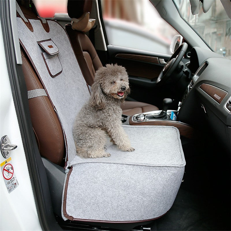 Retro Dual-purpose Pet Car Mat Front Seat Cushion Meifu Market