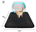 Double Layer Litter Cat Bed Pads Pet Cat Litter Mat Trapping Pets Litter Box Mat Pet Product Bed For Cats House Clean Mat Meifu Market