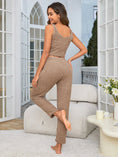 Women's Fuzzy 3-Piece Lounge Set - Open Front Cardigan, Crop Tank & Wide Leg Pants Sweatsuit Meifu Market