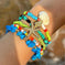 genuine leather bracelet | adjustable bangle size | feather charm jewelry | ultrasonic cleaning