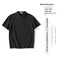 Open-Mesh Waffle Polo Shirt for Men's Relaxed Summer Style