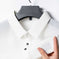 Ice Silk Polo-Collar Tee — Men's Cool-Touch Jacquard Summer Shirt