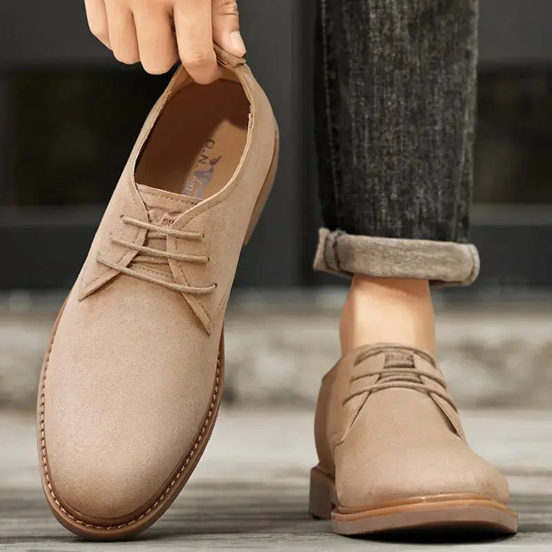 Autumn Retro British Martin Leather Shoes Men's Outdoor Work Shoes Suede Meifu Market