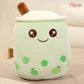 Cute Fruit Drink Plush Stuffed Soft Strawberry Milk Tea Plush Boba Tea Cup Toy Bubble Tea Pillow Cushion Kids Gift Meifu Market