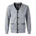 fleece-lined cardigan | cotton knitwear coat | winter dad coat | ultrasonic cleaning