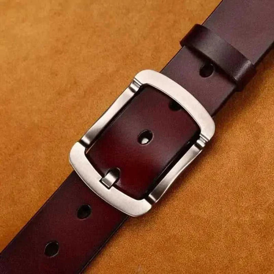 genuine leather belt | 15 inch wide belt | vintage jean belt | energy saving