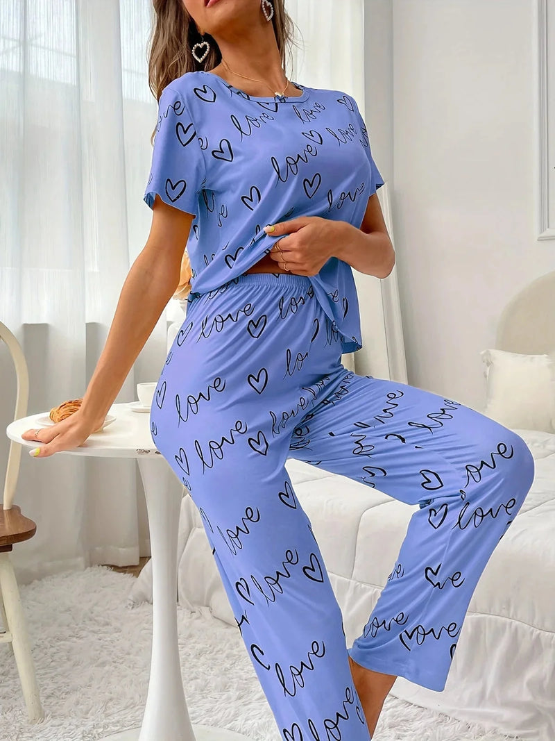 womens cotton lounge set | oversized sleep shirt | breathable pajama set | ultrasonic cleaning