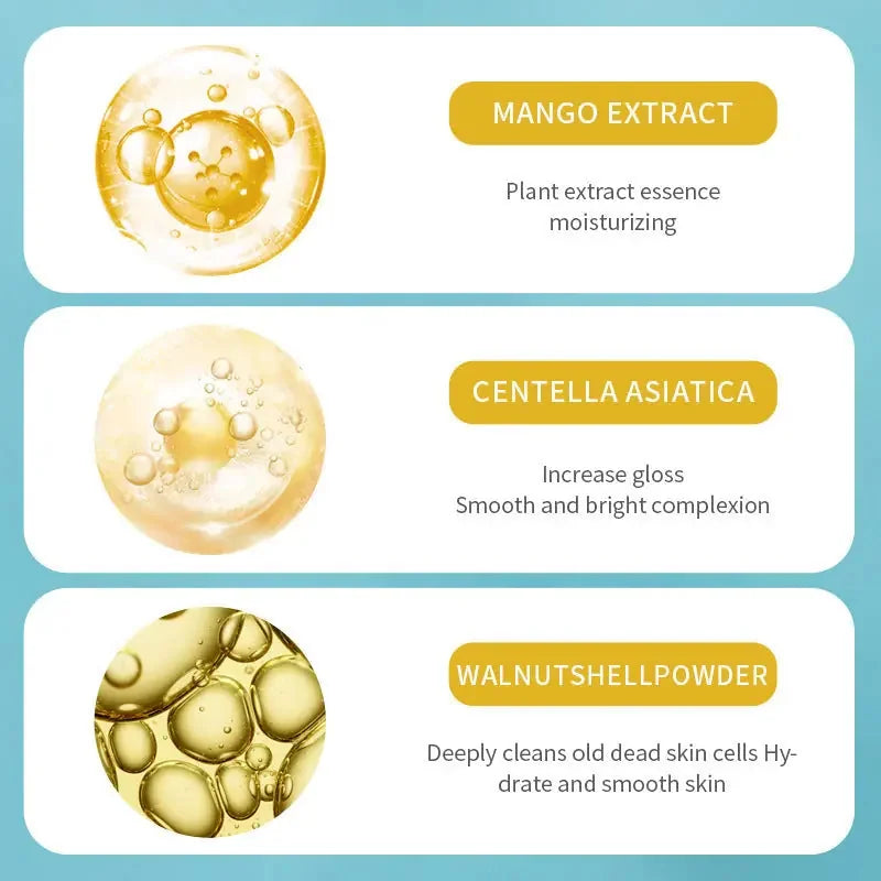 exfoliating body scrub cream | natural fruit bath salts | dead skin removal scrub | ultrasonic cleaning