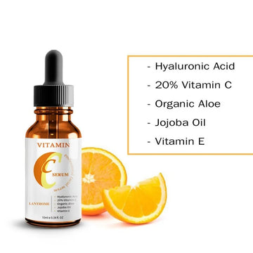 vitamin c brightening serum | hydrating face serum for dry skin | niacinamide serum for pores | ultrasonic cleaning