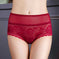 High Waist Hollow-out Lace Sexy Ladies Panties Breathable Traceless Sheath Cotton Stall Meifu Market
