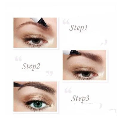 waterproof eyebrow pencil | four-claw eyebrow tint | fork tip eyebrow pen | ultrasonic cleaning