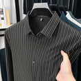 Spring And Autumn New Vertical Striped Shirt Men Meifu Market