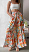high-waisted wide leg pants | soft cotton blend fabric | elastic waistband sweatpants | ultrasonic cleaning