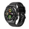 2-in-1 Bluetooth Earbuds Smartwatch - Heart Rate Monitor with Wireless Calling & Fitness Tracking Black Steel Belts - angl...