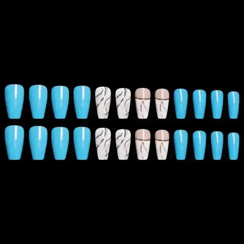 Ballet Coffin Fake Nails - Meifu Market