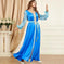 patchwork embroidery dress | long sleeve maxi dress | puff sleeve arabic dress | ultrasonic cleaning
