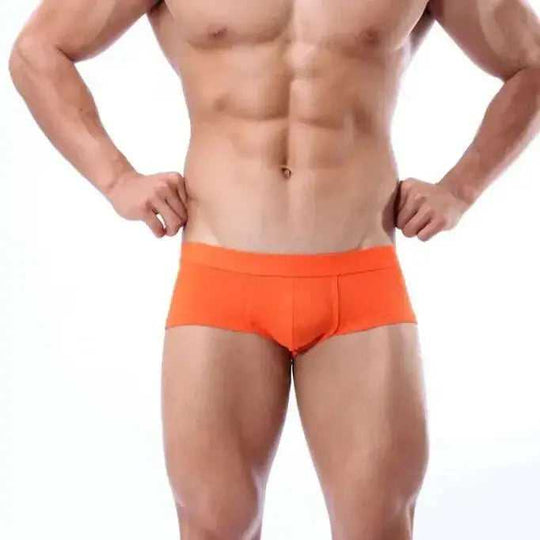 Men's Nylon Sports Boxer Swim Trunks - Quick-Dry Breathable M - reverse side showing construction