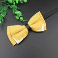 metal bow tie for men | double layer polyester bowtie | adjustable neck strap bow tie | energy saving