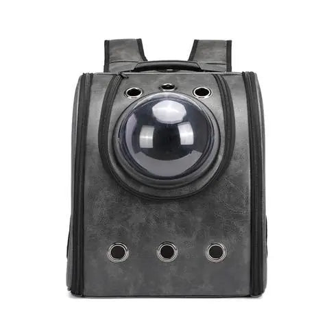 Leather pet carry backpack capsule Meifu Market