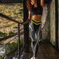 Fashion Spider Web Print Leggings For Women No See-Through Tummy Control Soft Yoga Pants Womens Workout Athletic Running Leggings 