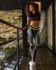 Fashion Spider Web Print Leggings For Women No See-Through Tummy Control Soft Yoga Pants Womens Workout Athletic Running Leggings 