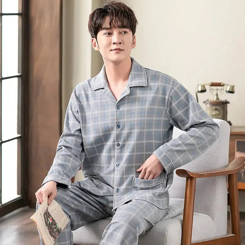 Cardigan Can Be Worn Outside Dad Wear Homewear Suit - Meifu Market