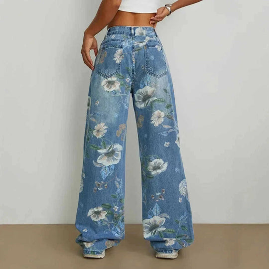 loose fit straight leg pants | wide leg casual trousers | high waist wide leg pants | energy saving