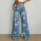 loose fit straight leg pants | wide leg casual trousers | high waist wide leg pants | energy saving
