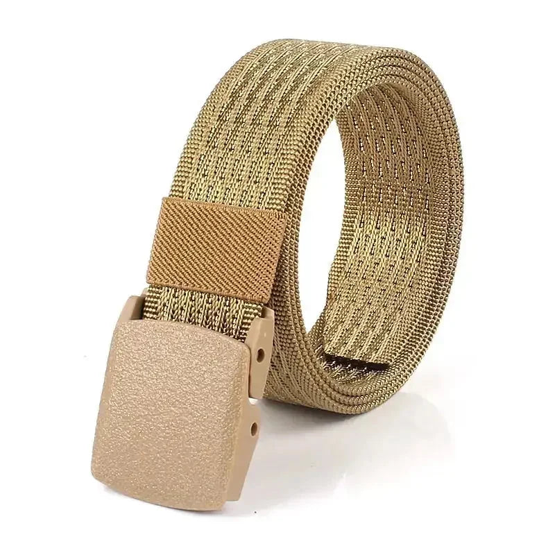 canvas tactical belt | metal-free buckle | adjustable canvas belt | ultrasonic cleaning