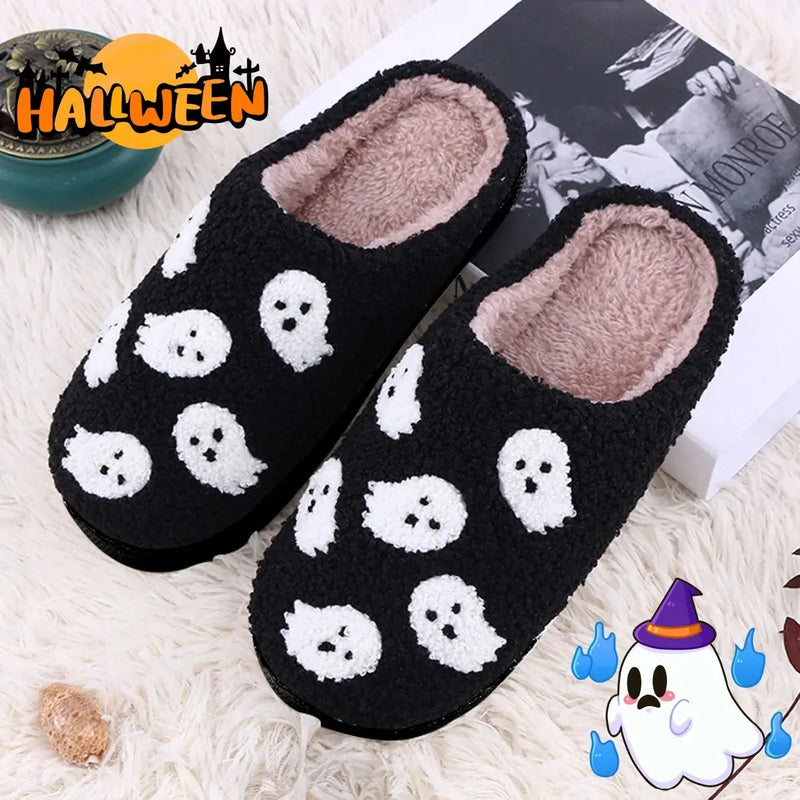 soft plush slippers | halloween house shoes | indoor horror slippers | ultrasonic cleaning