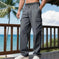 heavy-duty cotton cargo pants | loose fit mens trousers | outdoor hiking pants | energy saving