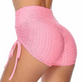 butt-lifting shorts | high-waisted gym shorts | textured workout shorts | energy saving