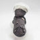 Cap dog coat Grey - reverse side showing construction
