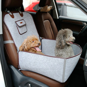 Retro Dual-purpose Pet Car Mat Front Seat Cushion Meifu Market