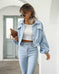 Women's Casual Lapel Corduroy Jacket Short Coat Meifu Market