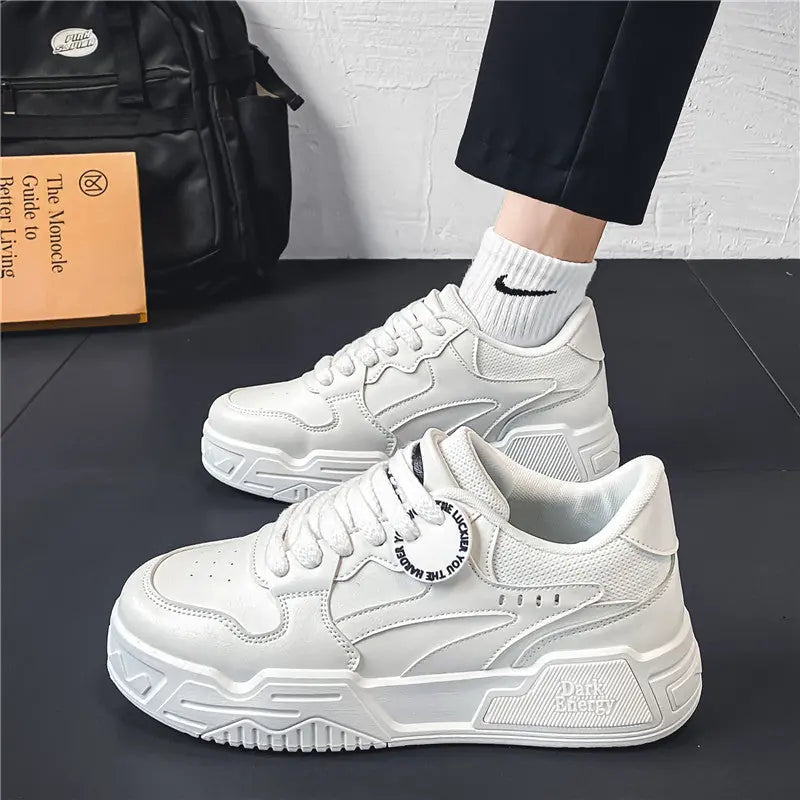 Breathable Leisure Hong Kong Style Retro Men's Shoes Meifu Market