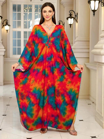 Fashion Personalized Cotton Printed Beach Dress Women