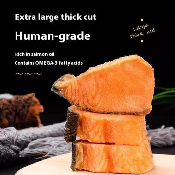 Dog Snack Freeze-dried Salmon Block Pet Snack