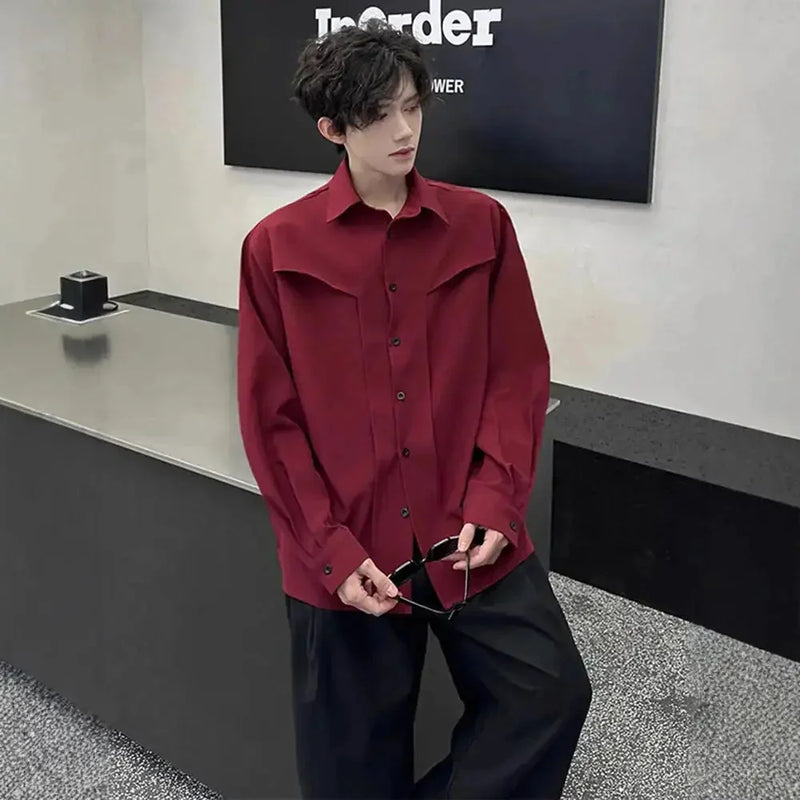 premium cotton long sleeve shirt | slim fit business casual shirt | wrinkle resistant dress shirt | ultrasonic cleaning