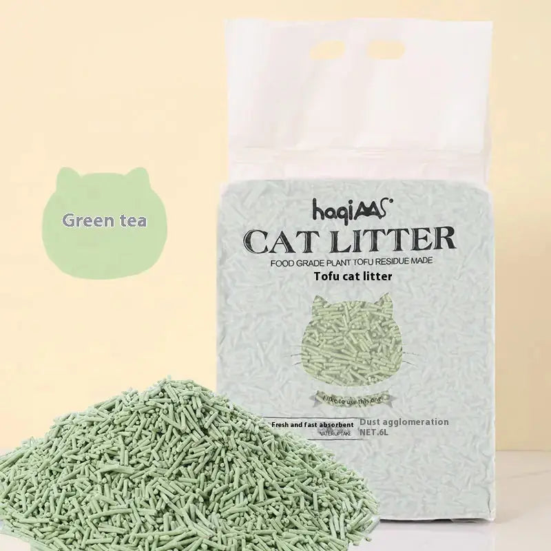 Original Tofu Cat Litter 6L Green Tea Mixed Plant Meifu Market
