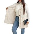 double-sided plush fabric | oversized hooded cardigan | fleece lined hoodie | ultrasonic cleaning
