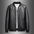 slim fit leather jacket | premium washed leather | lightweight mens jacket | ultrasonic cleaning