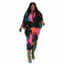 v-neck batwing sleeve dress | floral print maxi dress | chiffon material summer dress | energy saving