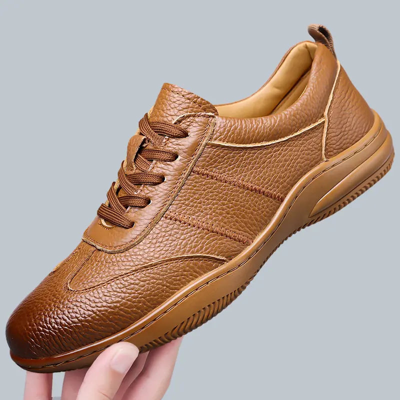 Casual Business Shoes Korean Style Punching Hollow Trendy Men's Shoes Meifu Market