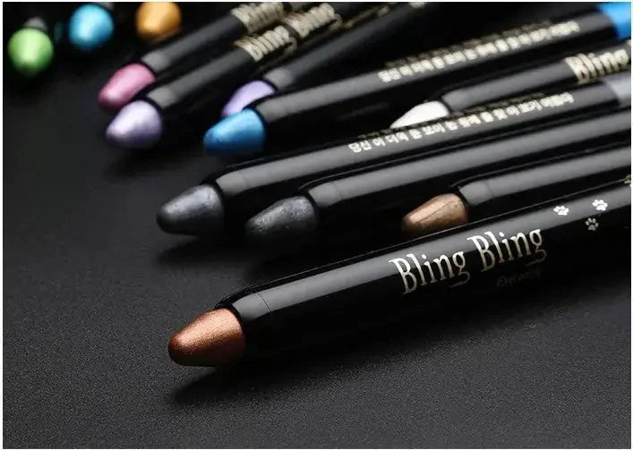 pearlescent eyeshadow pen | waterproof gel eyeliner | long-lasting eyeshadow stick | ultrasonic cleaning