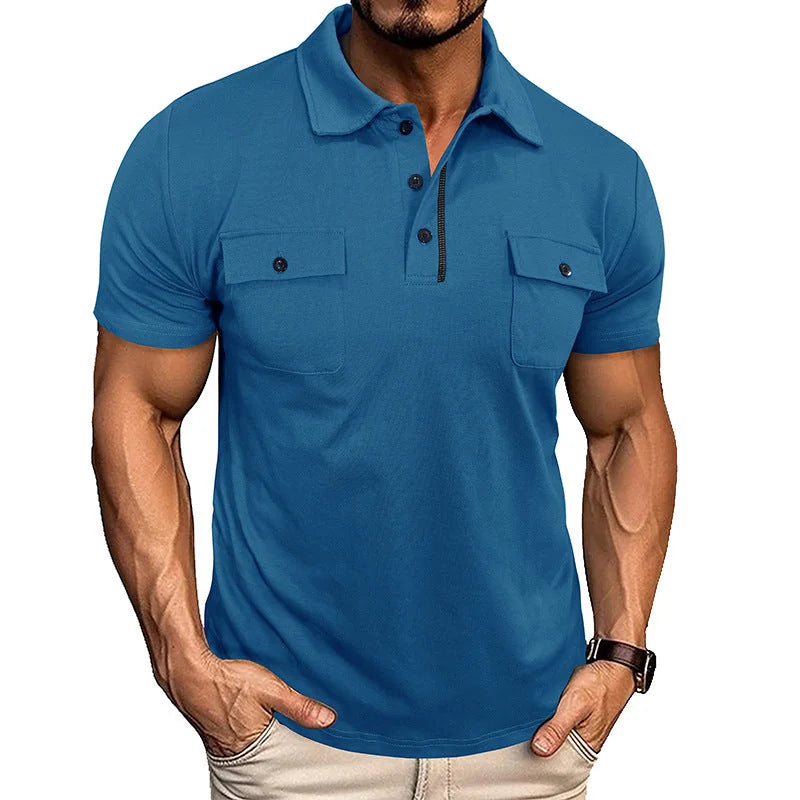 breathable cotton fabric | lightweight summer polo | moisture-wicking shirt | ultrasonic cleaning
