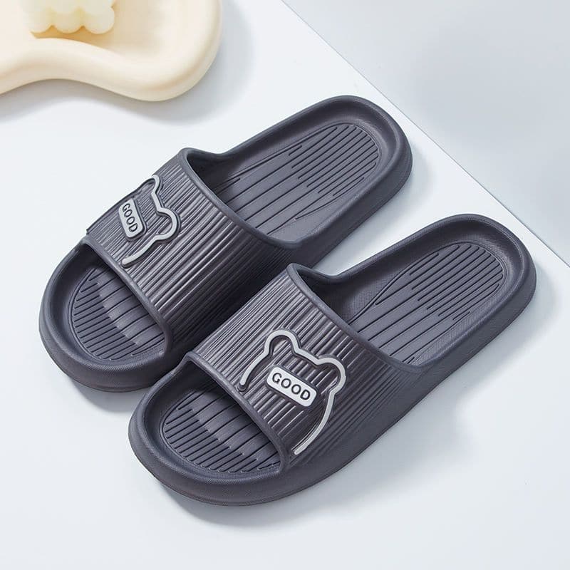 Cartoon Bear Shoes EVA Slippers Bathroom House Shoes Meifu Market