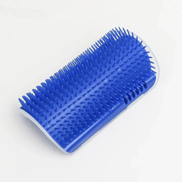 self-cleaning cat brush | silicone grooming comb | wall-mounted pet massager | energy saving