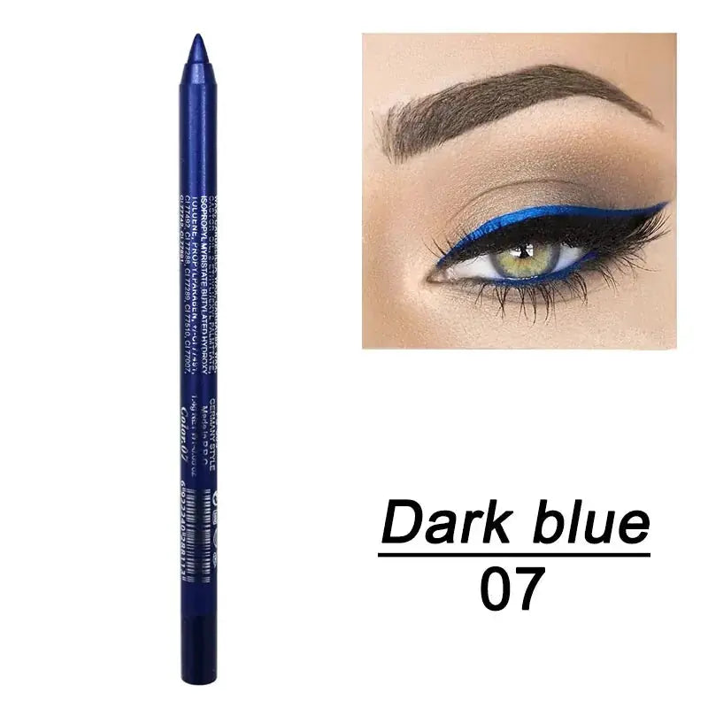 waterproof eyeliner pencil | long-lasting eye makeup | colorful eyeliner cosmetics | ultrasonic cleaning